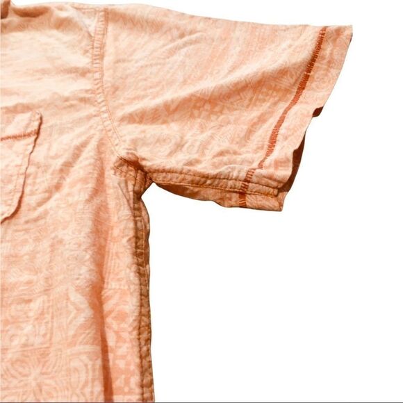 Paradise collection orange Hawaiian shirt - Picture 3 of 5